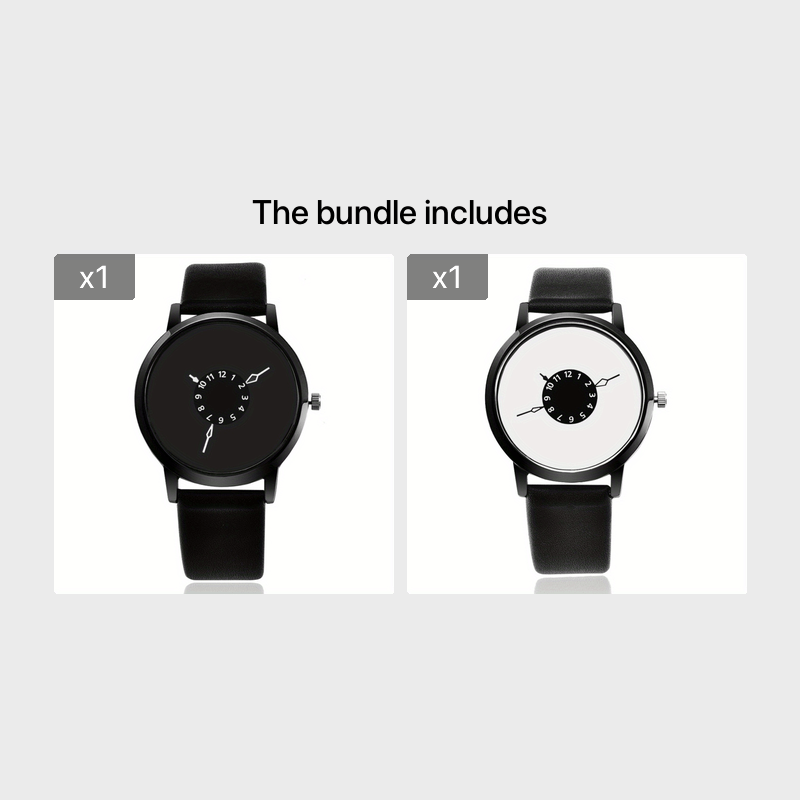 Round Dial Simple Quartz Watch for Lovers - Stainless Steel Case, PU Leather Strap, Pointer Display, Electronic Movement, Non-Waterproof, Ideal Gift Choice