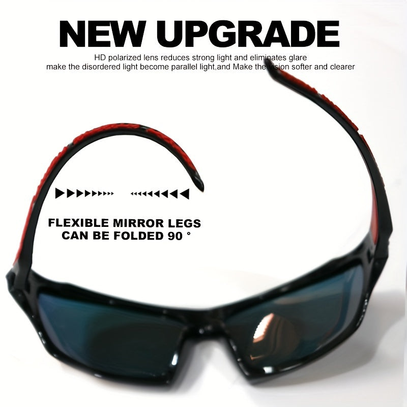 1/3pcs Vibrant Color-Changing Polarized Sports Glasses - Windproof, Anti-Glare, Unisex Design for Enhanced Visibility - Ideal for Outdoor Enthusiasts: Fishing, Biking, Hiking, Running, Driving, and More!