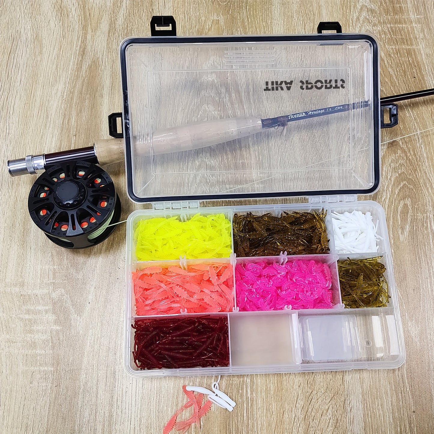 2pcs Waterproof Fishing Tackle Boxes, Hooks Storage Trags Organizer Box, Transparent Adjustable Dividers, Hold Terminal Fishing Tackle And Lure Box (26.92X16.76X5.08cm-2pc Transparent)