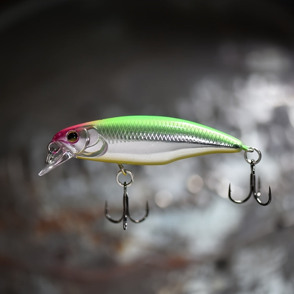 Sinking Minnow Fishing Lures, 52mm 4.5g Jerkbait Bass Pike Crankbait Wobblers Swimbait Plastic Hard Bait Fishing Accessories