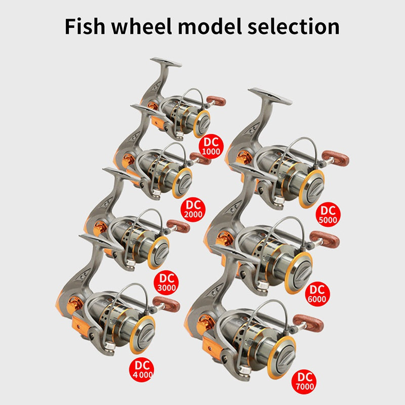 100kg Max Drag Spinning Fishing Reel - 13 Ball Bearings, 5.2:1 Gear Ratio, 130LBS/100kg Capacity