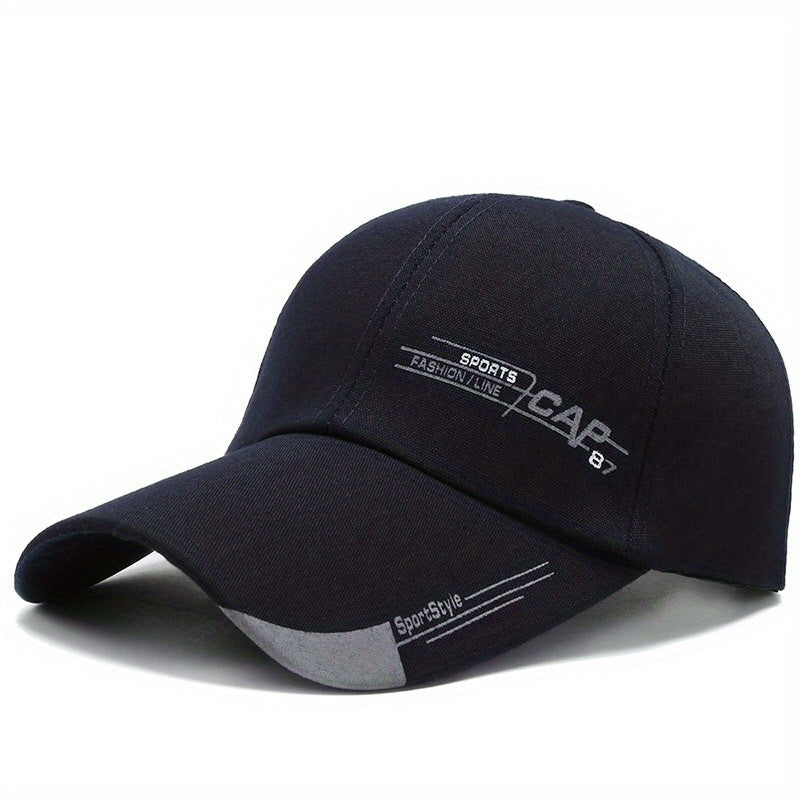 Men's Sports Sunscreen Baseball Cap Letter Print Outdoor Sun Visor Hat