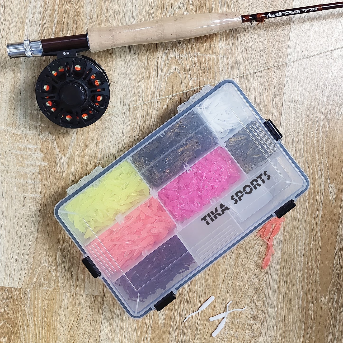 2pcs Waterproof Fishing Tackle Boxes, Hooks Storage Trags Organizer Box, Transparent Adjustable Dividers, Hold Terminal Fishing Tackle And Lure Box (26.92X16.76X5.08cm-2pc Transparent)