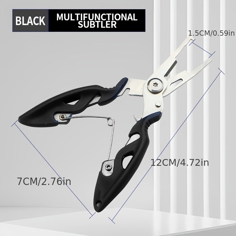1pc Premium Multifunctional Fishing Pliers - High-Performance Line Cutter & Safe Hook Remover - Durable, Portable, Must-Have for Anglers