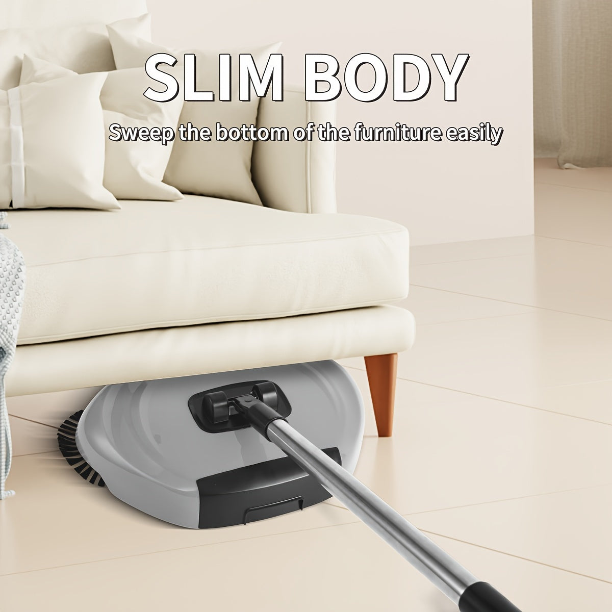 1set, 3-in-1 Multifunctional Hand Push Sweeper, Vacuum Cleaner, Hand Push Sweeping And Moping Machine, To Remove Garbage, Pet Hair And Dust, Dry And Wet Use, Suitable For Hardwood Ceramic Tiles, Cleaning Supplies