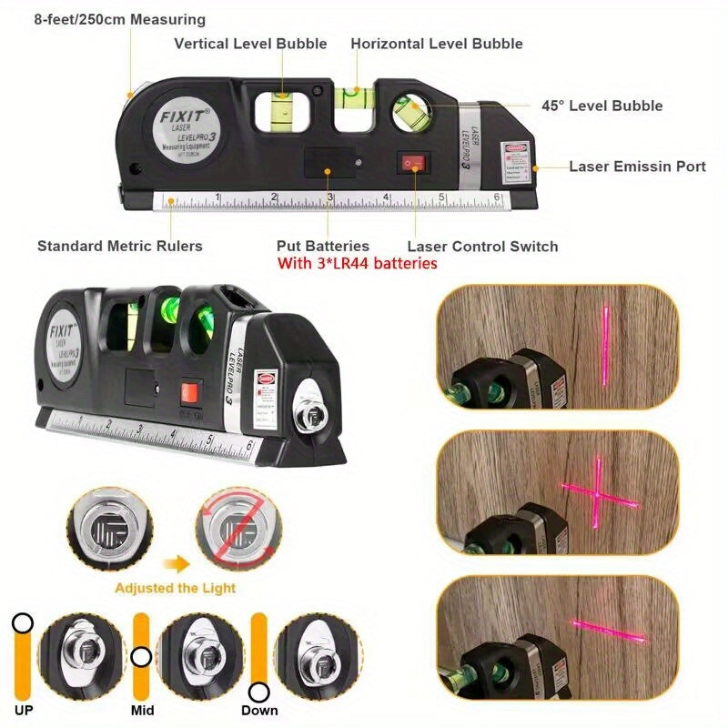 Accurately Measure Your Projects with This Multi-Purpose Laser Level!
