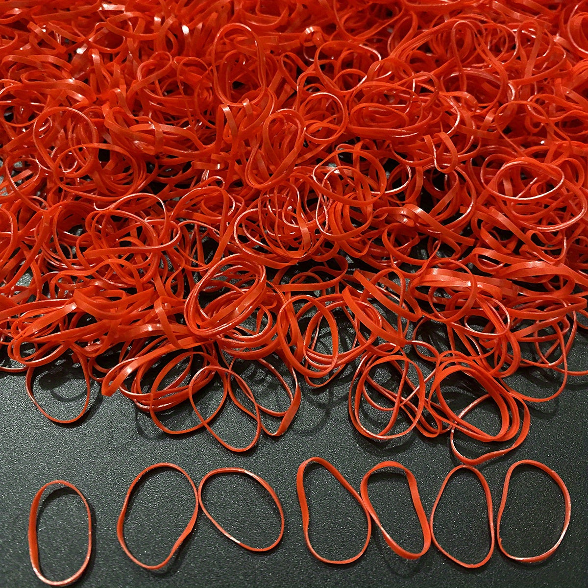 1000pcs Mini Clear Elastic Hair Rubber Bands - Soft, Gentle, and Durable Hair Ties for Women - Cute, Solid Color, Daily Headband Accessories