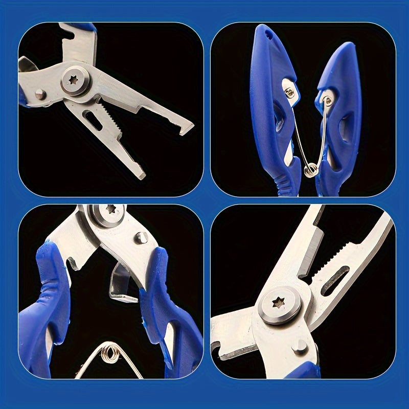 1pc Premium Multifunctional Fishing Pliers - High-Performance Line Cutter & Safe Hook Remover - Durable, Portable, Must-Have for Anglers