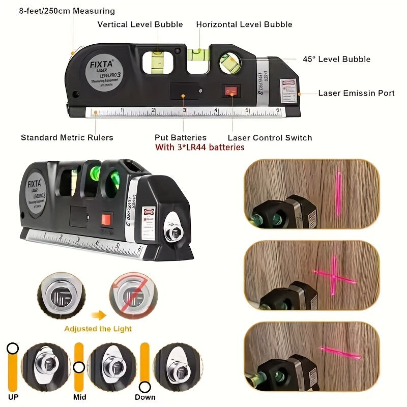 Accurately Measure Your Projects with This Multi-Purpose Laser Level!