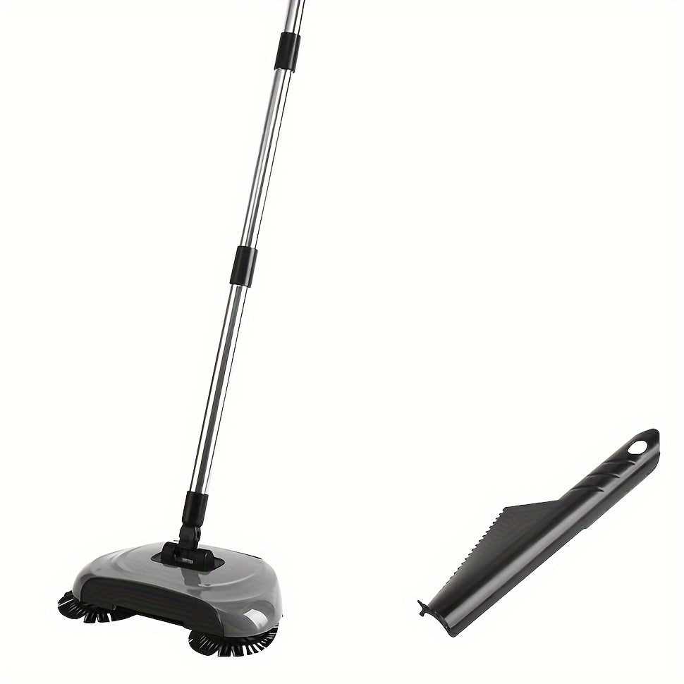 1set, 3-in-1 Multifunctional Hand Push Sweeper, Vacuum Cleaner, Hand Push Sweeping And Moping Machine, To Remove Garbage, Pet Hair And Dust, Dry And Wet Use, Suitable For Hardwood Ceramic Tiles, Cleaning Supplies