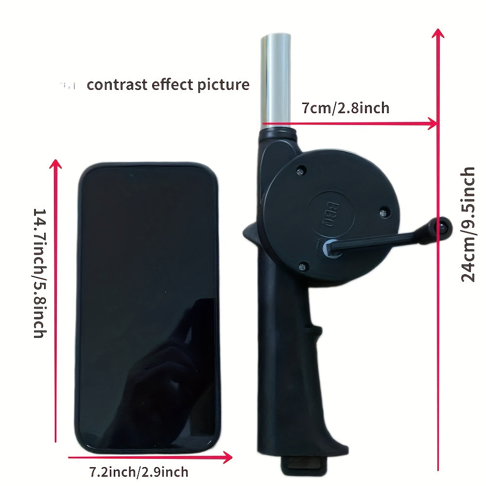 Portable Hand-Operated Blower For BBQ, Camping, And Fire Making - Efficient And Easy-to-Use Stove Accessory Christmas Gift