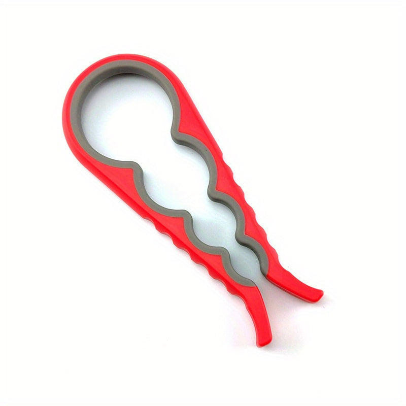 1pc Multifunctional Lid Opening Tool Four-in-one Twisting Lid Opening Canning Device Labor-saving Lid Opener Kitchen Life Supplies Bottle Opener Can Opener
