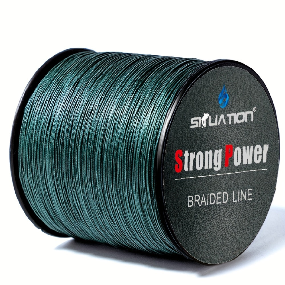 500m/1640ft Multifilament Fishing Line - Wear Resistant, 4-Strand PE Anti-abrasion Braided, Smooth Long Casting, 10/20/30/40/80LB (4.54/9.07/13.61/18.14/36.29KG) Pull Strength, Durable and Abrasion-Resistant for Fishing Enthu