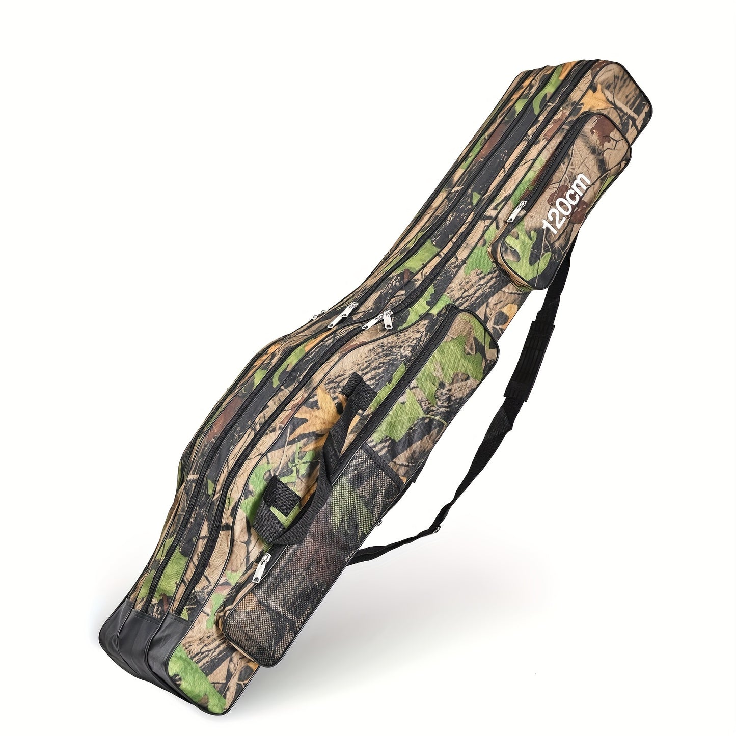 1pc Durable 3-Layer Fishing Rod Storage Bag - Effectively Protects and Organizes Your Valuable Tackle and Gear, Keeping Them Safe and Within Reach