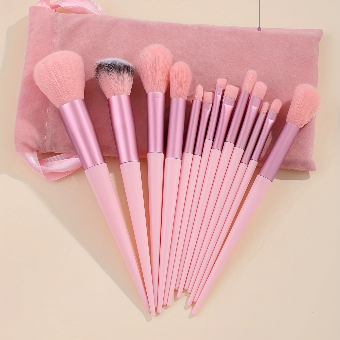 13PCS Soft Fluffy Makeup Brushes Set With Makeup Sponge For Cosmetics Foundation Blush Powder Eyeshadow Kabuki Blending Makeup Brush Beauty Tool