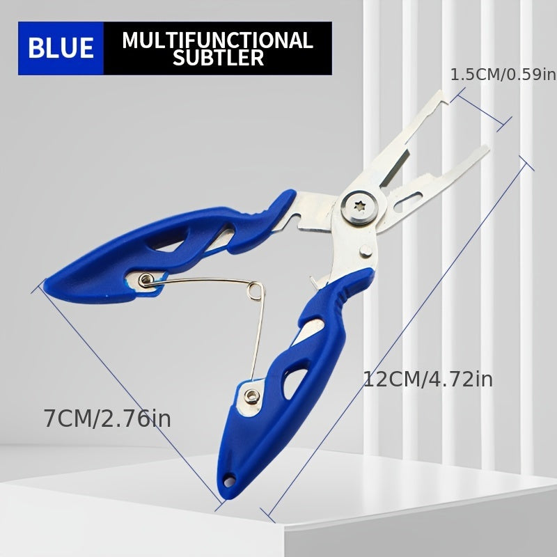 1pc Premium Multifunctional Fishing Pliers - High-Performance Line Cutter & Safe Hook Remover - Durable, Portable, Must-Have for Anglers