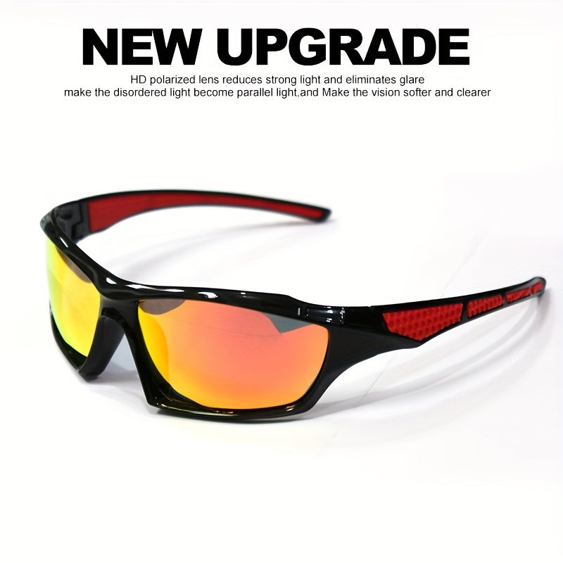 1/3pcs Vibrant Color-Changing Polarized Sports Glasses - Windproof, Anti-Glare, Unisex Design for Enhanced Visibility - Ideal for Outdoor Enthusiasts: Fishing, Biking, Hiking, Running, Driving, and More!