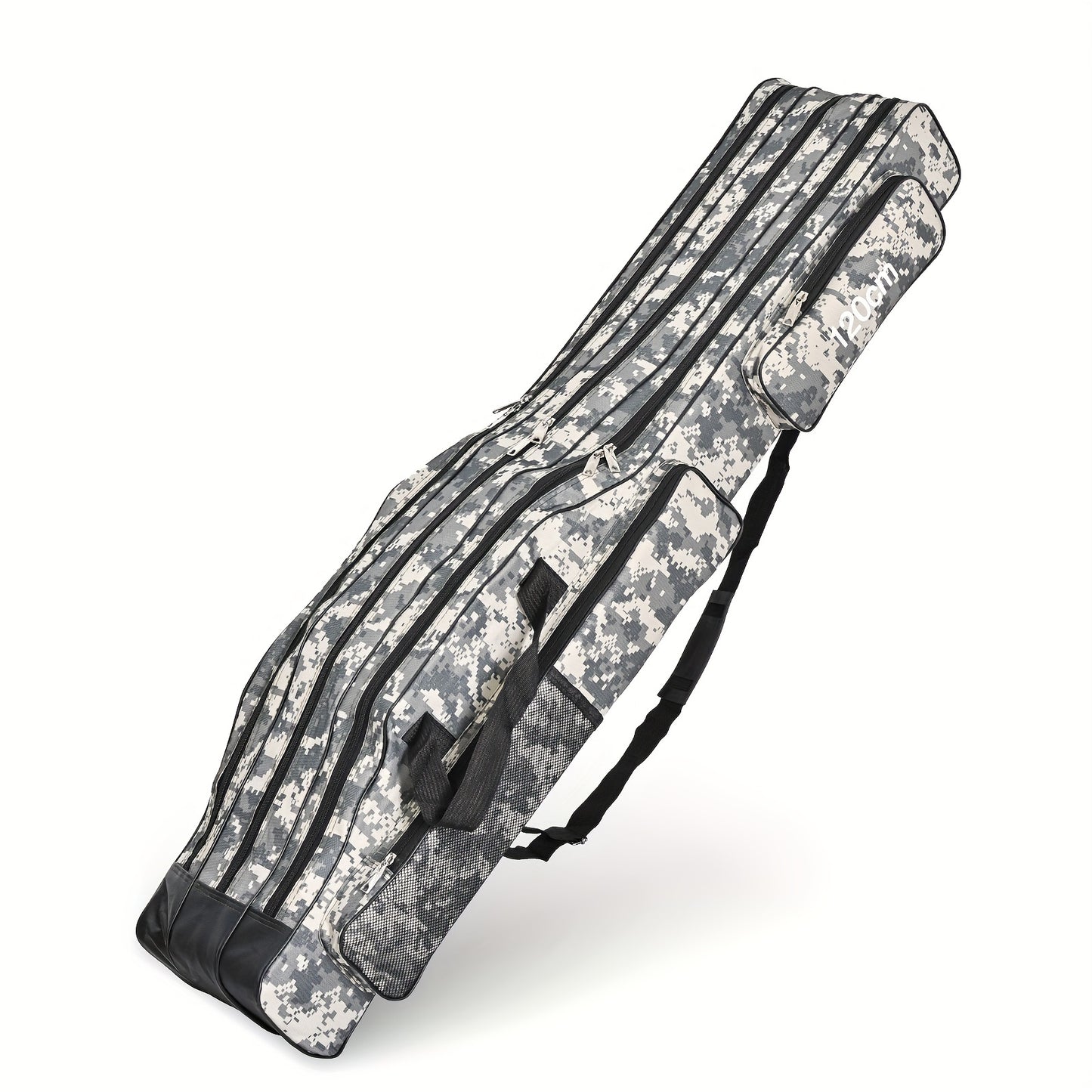 1pc Durable 3-Layer Fishing Rod Storage Bag - Effectively Protects and Organizes Your Valuable Tackle and Gear, Keeping Them Safe and Within Reach