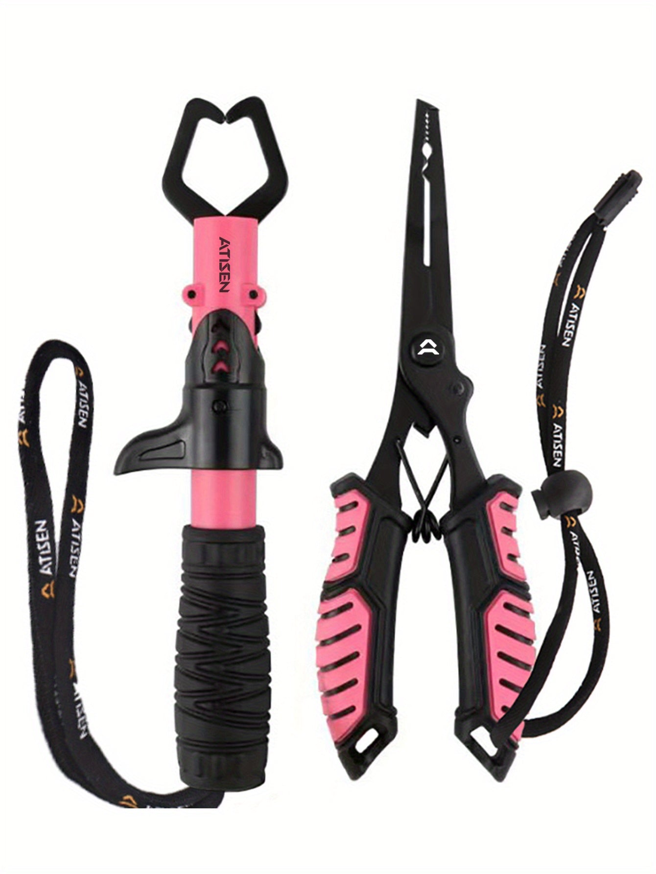 2pcs Durable Stainless Steel Fishing Pliers - Essential Tool for Easy Fish Control and Outdoor Fishing