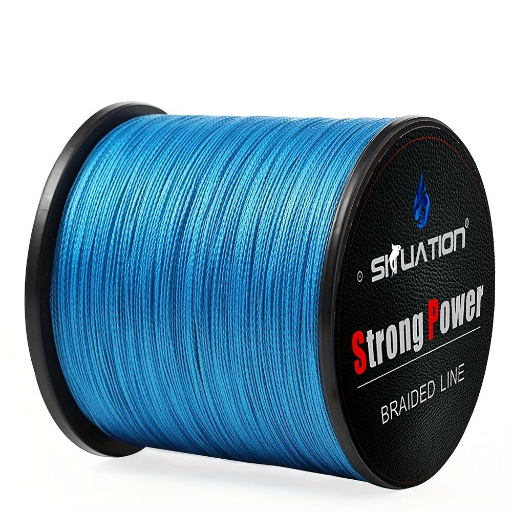 300/500M 4-Strand Multifilament PE Braided Fishing Line - Super Strong Anti-abrasion, Smooth Long Casting, 328/546YDS, 10/20/30/40/80LB (4.54/9.07/13.61/18.14/36.29KG) Pull, Durable and Reliable for Fishing Enthusiasts