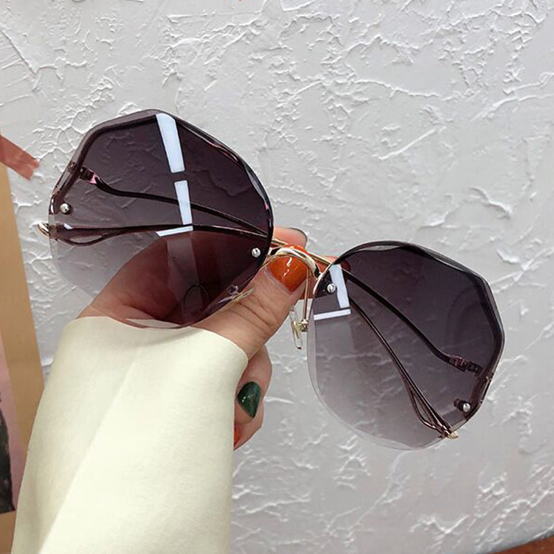 Izingilazi Ezingenasici Ze-Trendy Gradient Rimless Zabesifazane – Amafreyimu Womklami Oyindilinga Oyisitayela