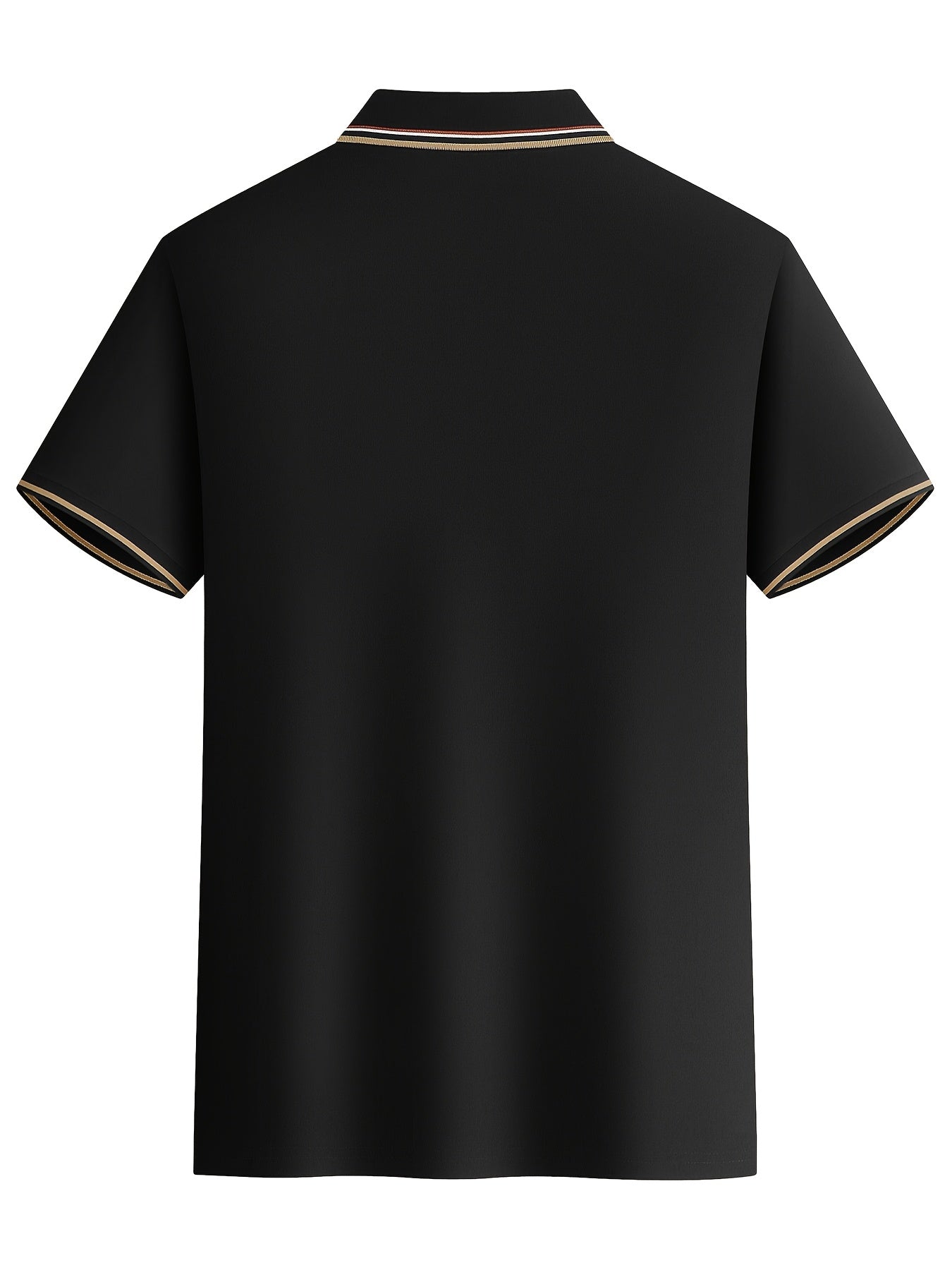 Women'S Black Polo Shirt with Logo - Casual Short Sleeve Golf Top, Summer Style, No Belt, Conventional Fit, Golf Apparel | Casual Golf Top | Stretchable Fabric