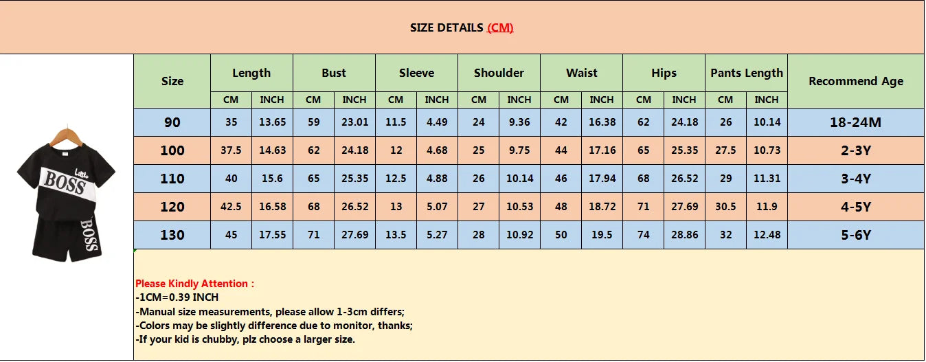 Boys’ 2-Piece Summer Outfit – Short Sleeve V-Neck T-Shirt & Solid Color Shorts | Casual Sporty Toddler Clothing Set (1–6 Years)