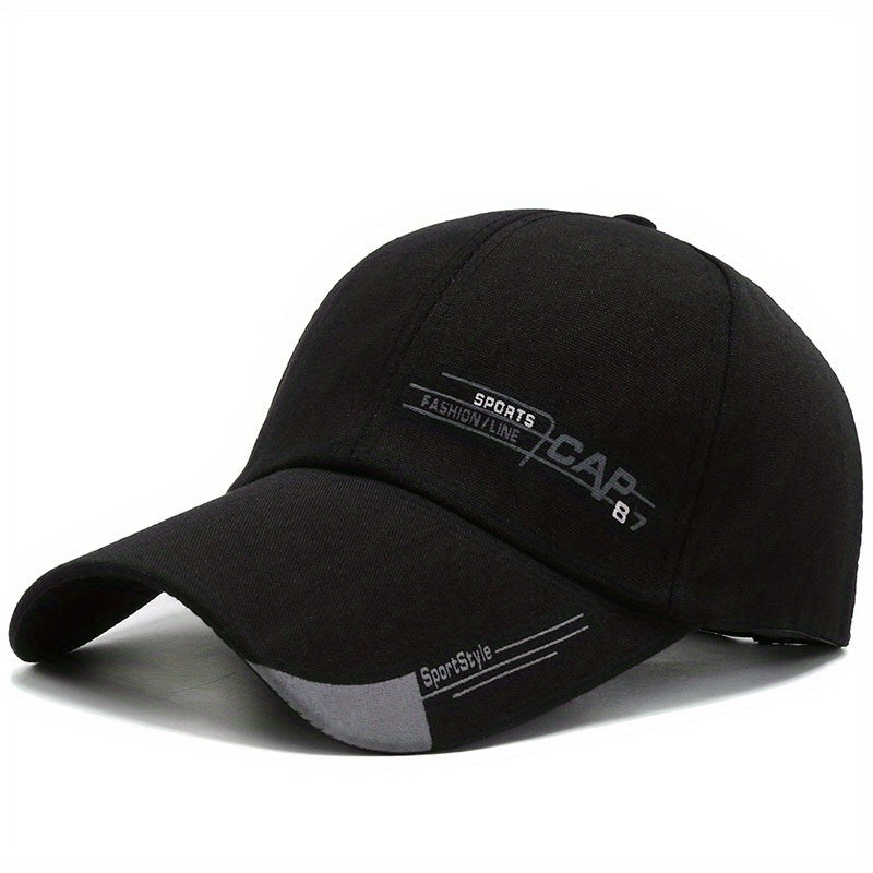 Men's Sports Sunscreen Baseball Cap Letter Print Outdoor Sun Visor Hat