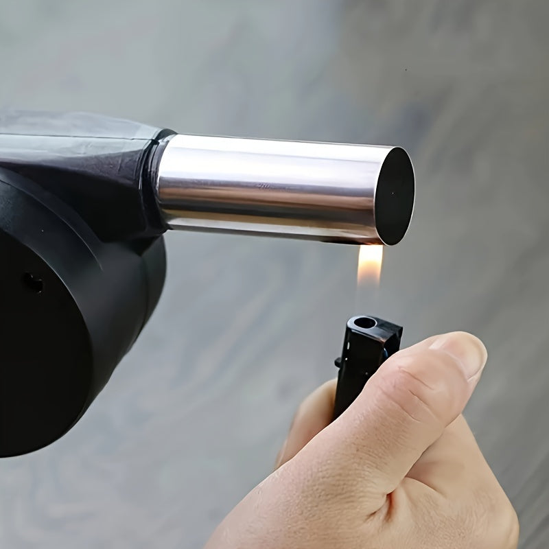 Portable Hand-Operated Blower For BBQ, Camping, And Fire Making - Efficient And Easy-to-Use Stove Accessory Christmas Gift