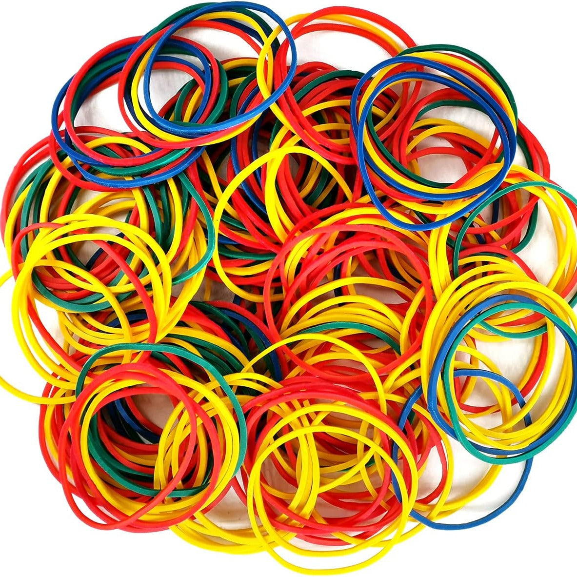 100/200Pcs Multicolor Rubber Bands 38mm Diameter For Office Supplies School Home Elastic Band