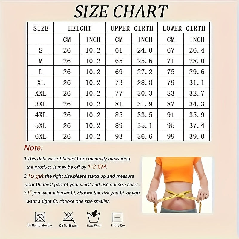 1pc Double Belt Zipper Waist Trainer with Hook & Loop Fastener Compression Cincher, Women's Underwear & Shapewear