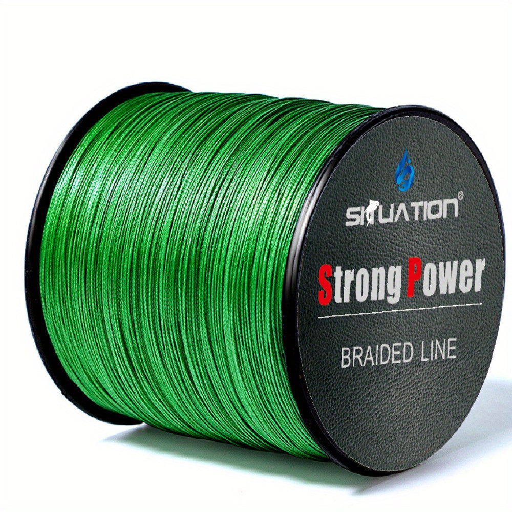 500m/1640ft Multifilament Fishing Line - Wear Resistant, 4-Strand PE Anti-abrasion Braided, Smooth Long Casting, 10/20/30/40/80LB (4.54/9.07/13.61/18.14/36.29KG) Pull Strength, Durable and Abrasion-Resistant for Fishing Enthu