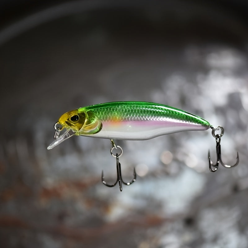 Sinking Minnow Fishing Lures, 52mm 4.5g Jerkbait Bass Pike Crankbait Wobblers Swimbait Plastic Hard Bait Fishing Accessories