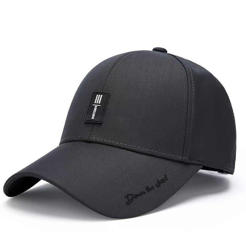 Stylish Letter Baseball Cap - Breathable, Adjustable, Unisex Sun Hat for Outdoor Enthusiasts - Perfect for Fishing, Mountaineering, Hiking, and Casual Wear