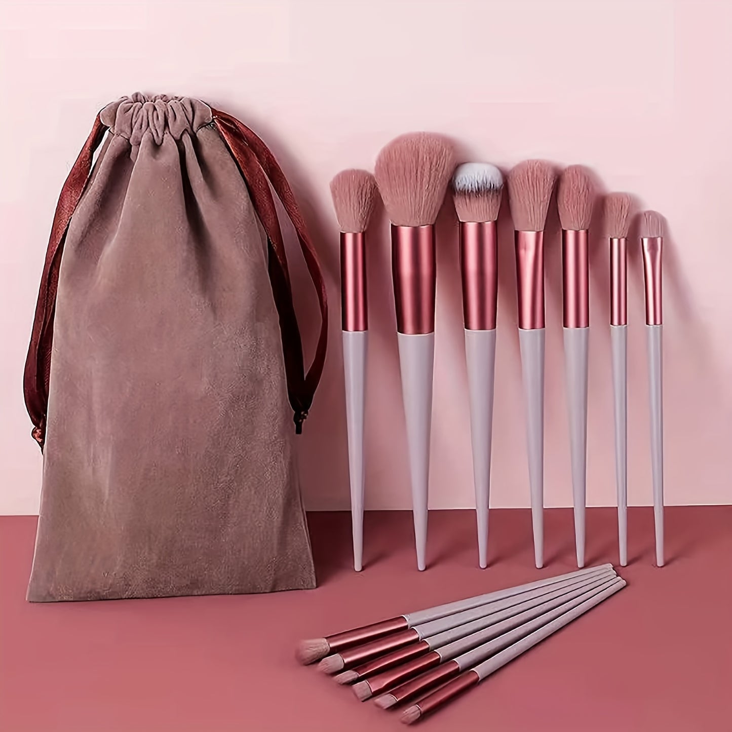 13PCS Soft Fluffy Makeup Brushes Set With Makeup Sponge For Cosmetics Foundation Blush Powder Eyeshadow Kabuki Blending Makeup Brush Beauty Tool