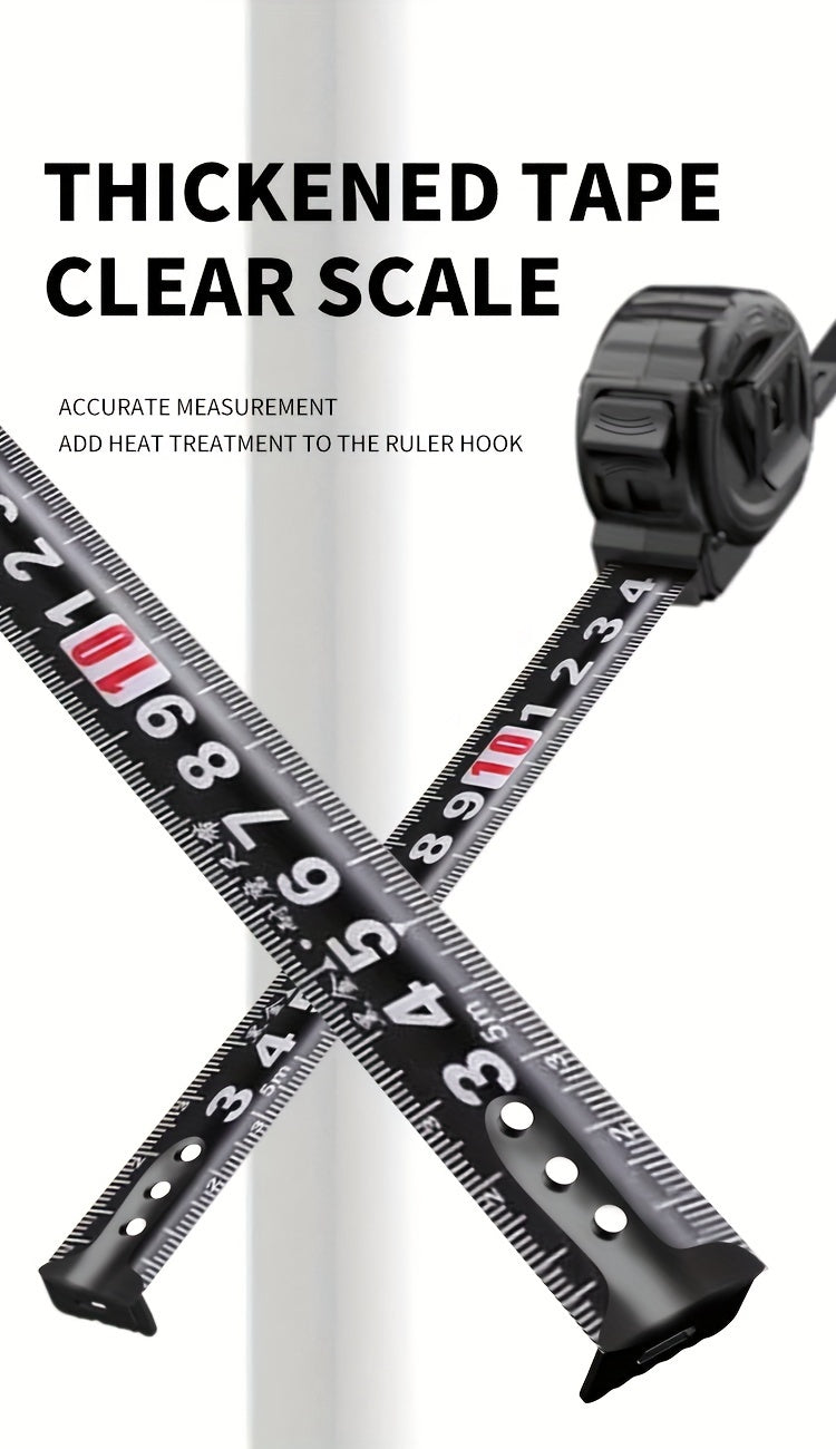 AIRAJ Digital Tape Measure – High-Accuracy 3m/5m/7.5m, Dual Metric & Imperial Scale, Durable Rust-Proof Industrial Measuring Tool (Non-Laser)