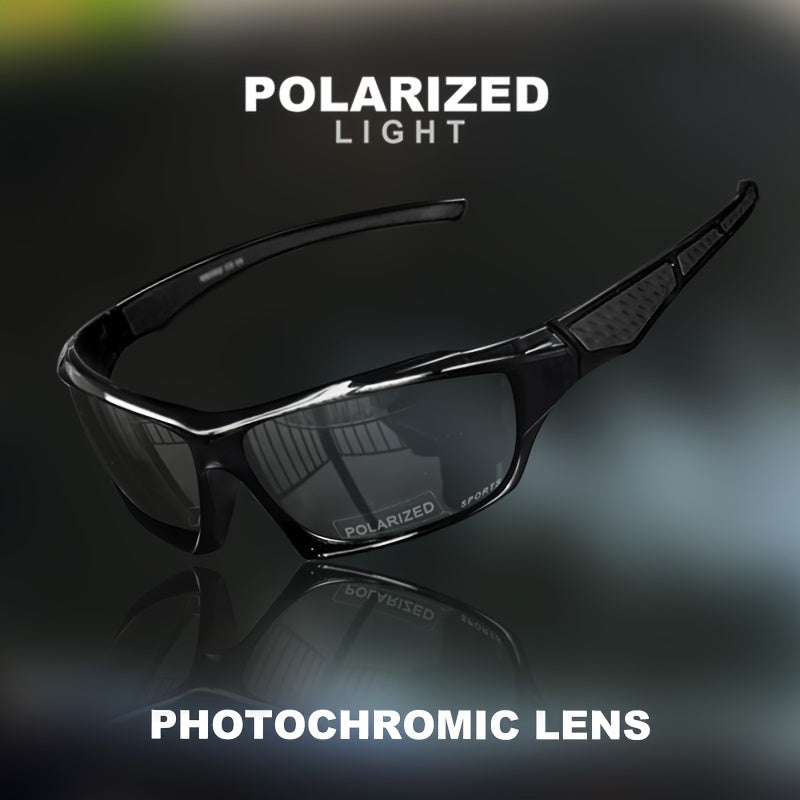 1/3pcs Vibrant Color-Changing Polarized Sports Glasses - Windproof, Anti-Glare, Unisex Design for Enhanced Visibility - Ideal for Outdoor Enthusiasts: Fishing, Biking, Hiking, Running, Driving, and More!