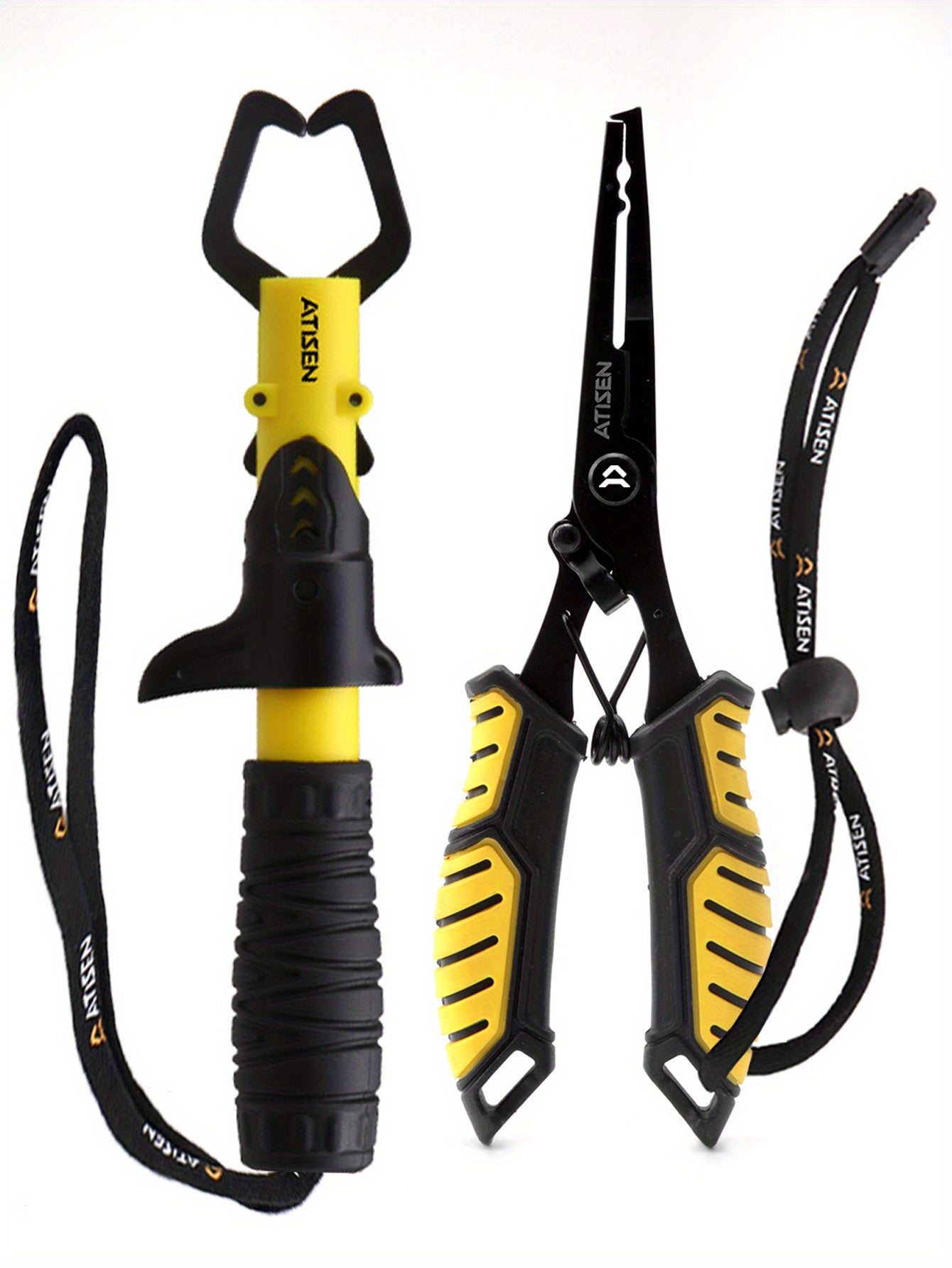 2pcs Durable Stainless Steel Fishing Pliers - Essential Tool for Easy Fish Control and Outdoor Fishing