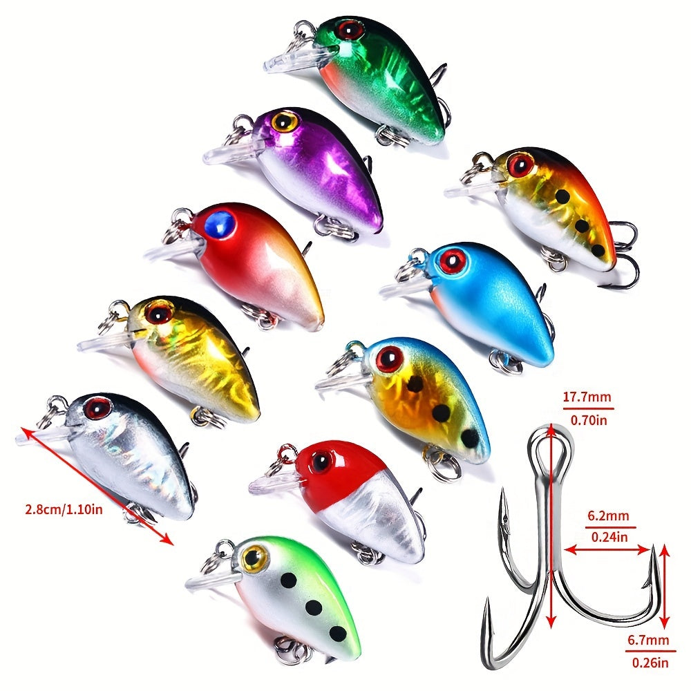 56-Piece Topwater Minnow Fishing Lures Kit - High-Performance Artificial Tackle with Realistic Crank Baits for Guaranteed Catch - Ideal for All Fish Species, Perfect for Beginners and Pros!