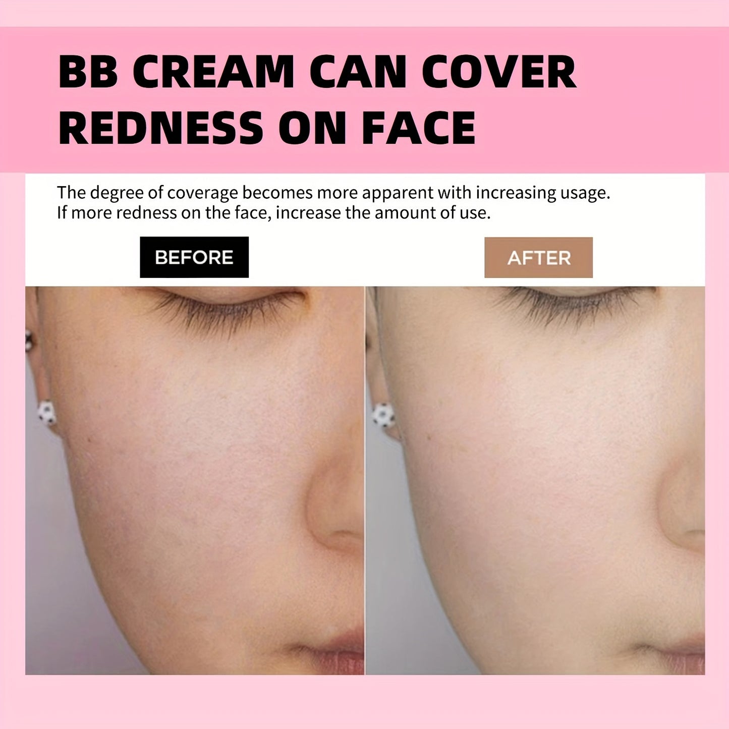 Isisekelo se-BB Cream Esinesipontshi Sekhanda Le-Mushroom, Isembozo Esigcwele Somswakama Ohlala Isikhathi Eside, Isisekelo Sokufihla I-Makeup Yemvelo Enqunu