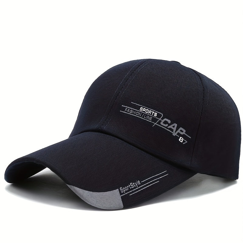 Men's Sports Sunscreen Baseball Cap Letter Print Outdoor Sun Visor Hat