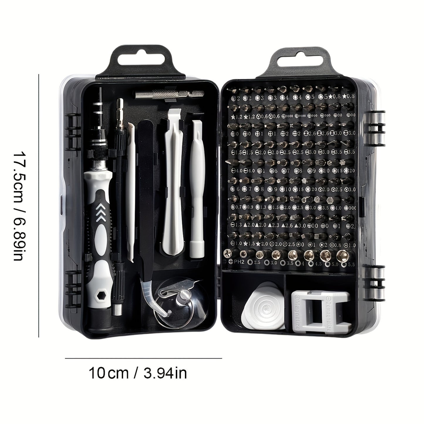 115-in-1 Precision Screwdriver Set – Upgraded Magnetic Repair Tool Kit with High Hardness Steel Bits, Special-Shaped Heads, and Multifunctional Disassembly Tools for Mobile Phones, Laptops & Electronics