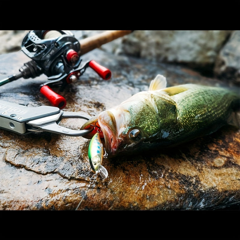 Sinking Minnow Fishing Lures, 52mm 4.5g Jerkbait Bass Pike Crankbait Wobblers Swimbait Plastic Hard Bait Fishing Accessories