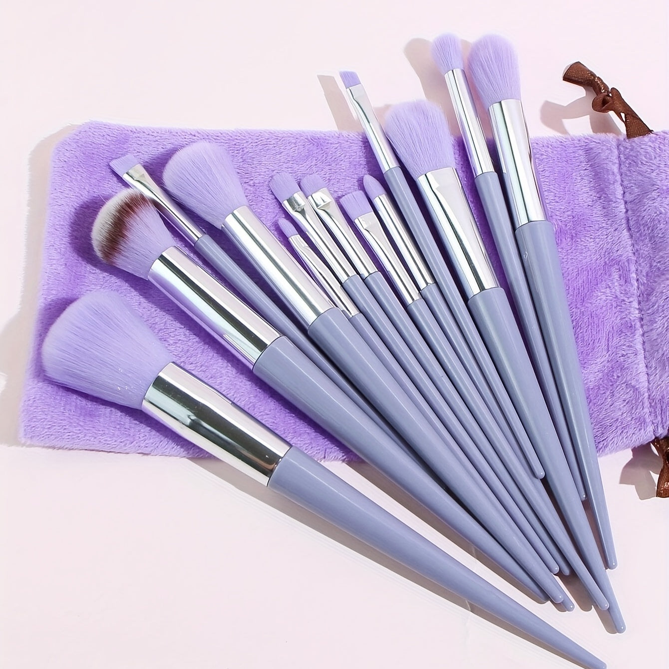 13PCS Soft Fluffy Makeup Brushes Set With Makeup Sponge For Cosmetics Foundation Blush Powder Eyeshadow Kabuki Blending Makeup Brush Beauty Tool