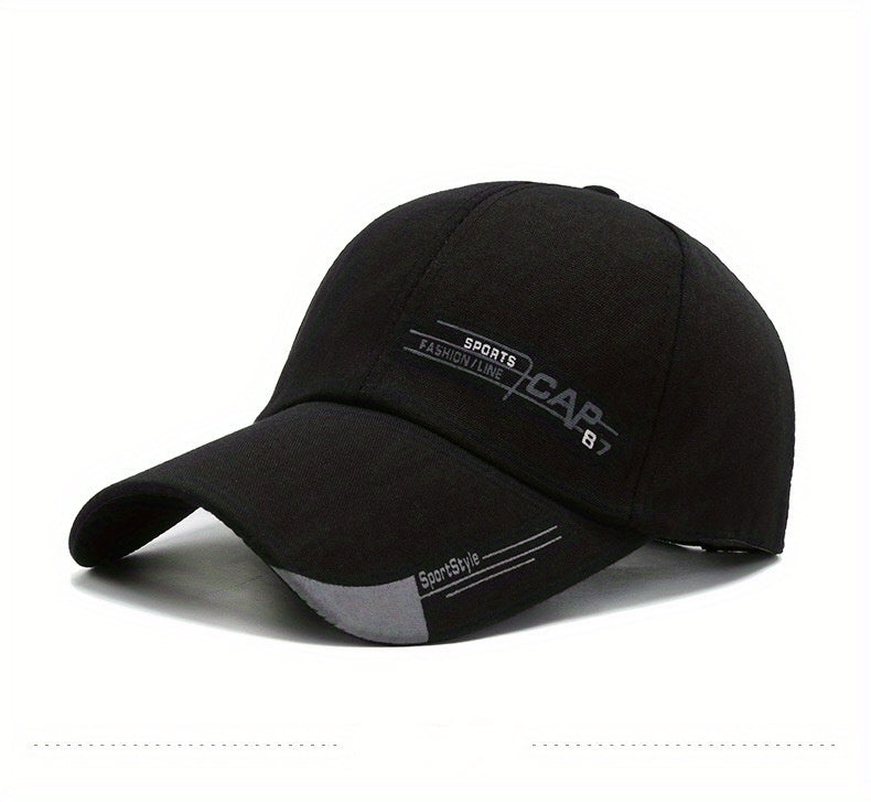 Men's Sports Sunscreen Baseball Cap Letter Print Outdoor Sun Visor Hat