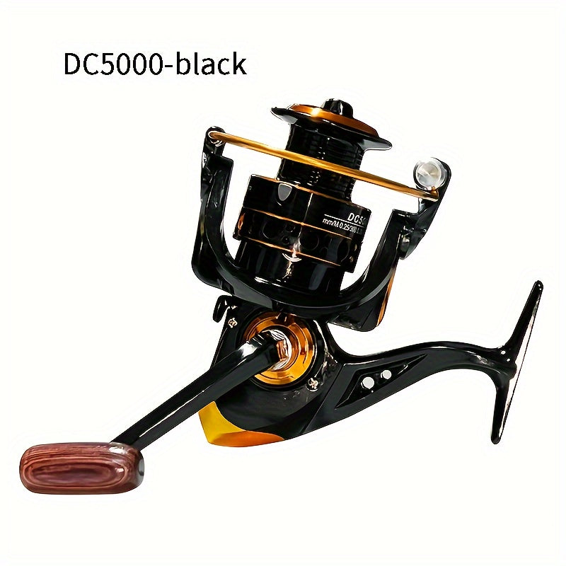 100kg Max Drag Spinning Fishing Reel - 13 Ball Bearings, 5.2:1 Gear Ratio, 130LBS/100kg Capacity