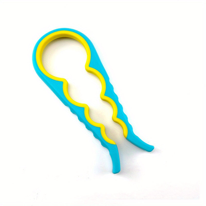 1pc Multifunctional Lid Opening Tool Four-in-one Twisting Lid Opening Canning Device Labor-saving Lid Opener Kitchen Life Supplies Bottle Opener Can Opener