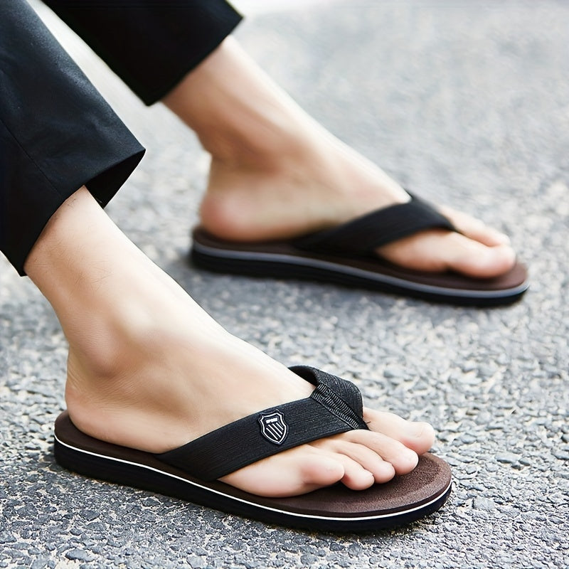Mens Ultra-Lightweight Anti-Slip Flip Flops - Super Quick-Drying, Ultra-Comfortable Thong Sandals - Perfect for Indoor/Outdoor Summer Wear