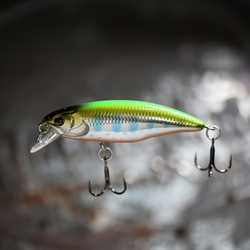 Sinking Minnow Fishing Lures, 52mm 4.5g Jerkbait Bass Pike Crankbait Wobblers Swimbait Plastic Hard Bait Fishing Accessories