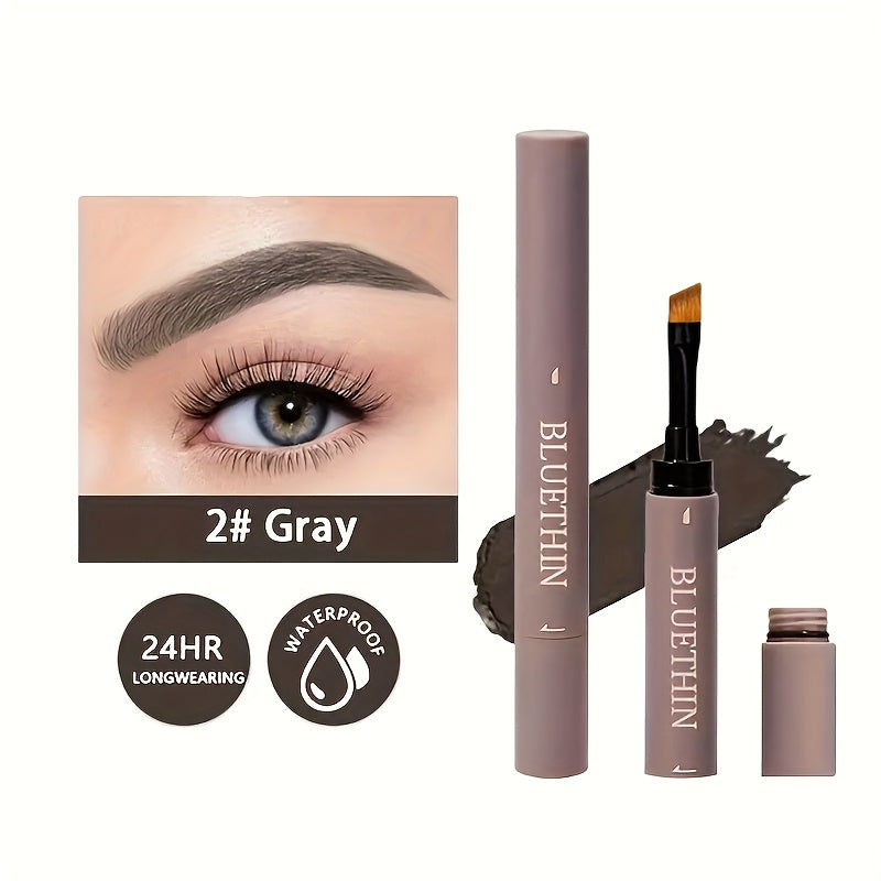 Double-ended Eyebrow Cream, Waterproof And Sweat Proof, Smudge Proof, Long Lasting Makeup Without Separation, Eyebrow Pencil With Matching Brush Eyebrow Pomade - The Superior Findings Depot